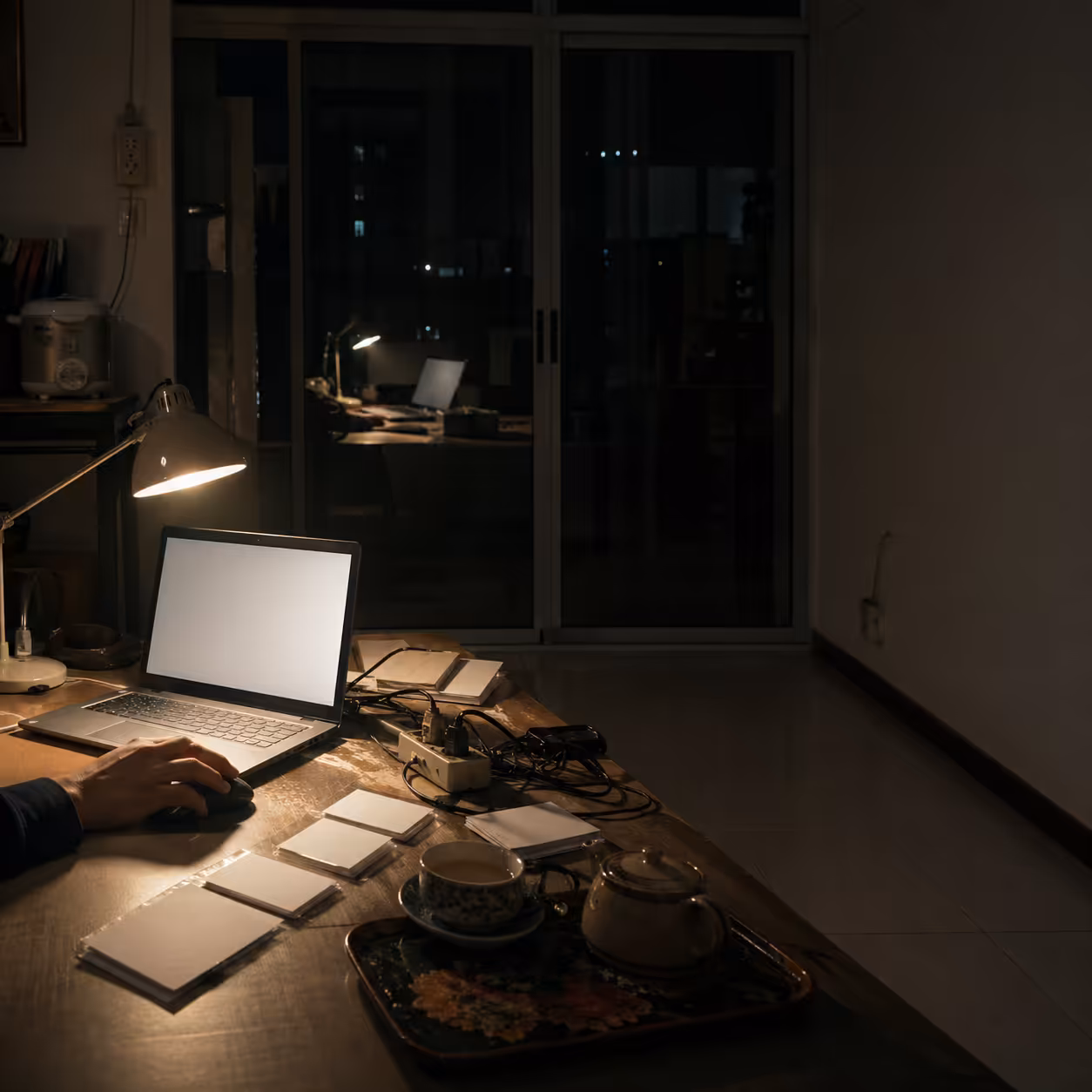 A ghostly browser agent navigating a machine-readable web